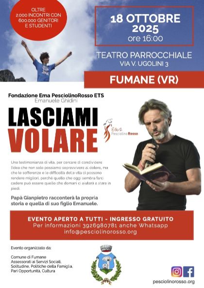 Lasciami volare - un messaggio per giovani, famiglie e scuole