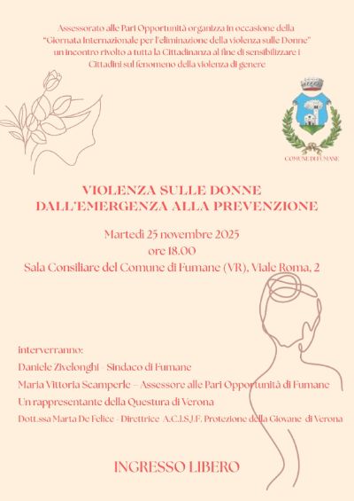 evento 25 novembre
